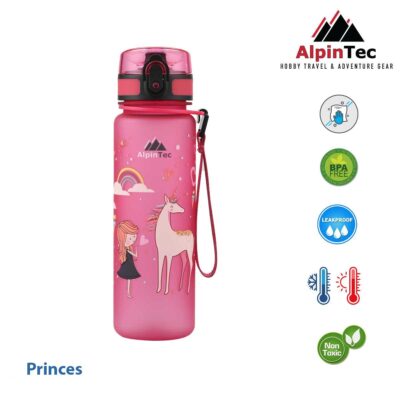 Παγούρι Alpin tec Kids Princess Ροζ 500ml