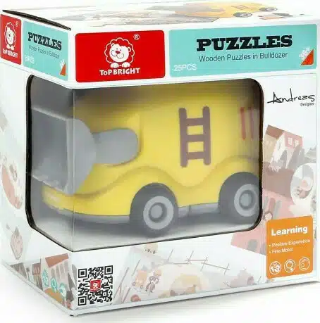 Top Bright, Παιδικό Puzzle Μπουλντόζα 24pcs - Image 2