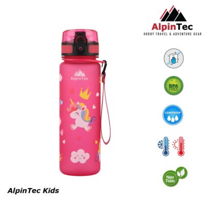 Παγούρι Alpin tec Kids Μονόκερος Ροζ 500ml