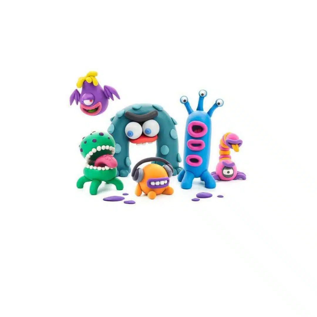 Hey Clay Monsters Πολύχρωμος πηλός - Image 2