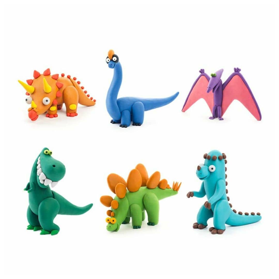 Hey Clay Dino Πολύχρωμος πηλός - Image 2